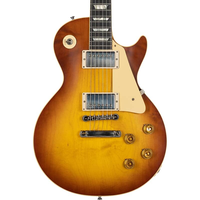 Электрогитара Gibson 1958 Les Paul Standard VOS Reissue Electric Guitar - Iced Tea Burst
Электрогитара Gibson 1958 Les Paul Standard VOS Reissue Electric Guitar - Iced Tea Burst