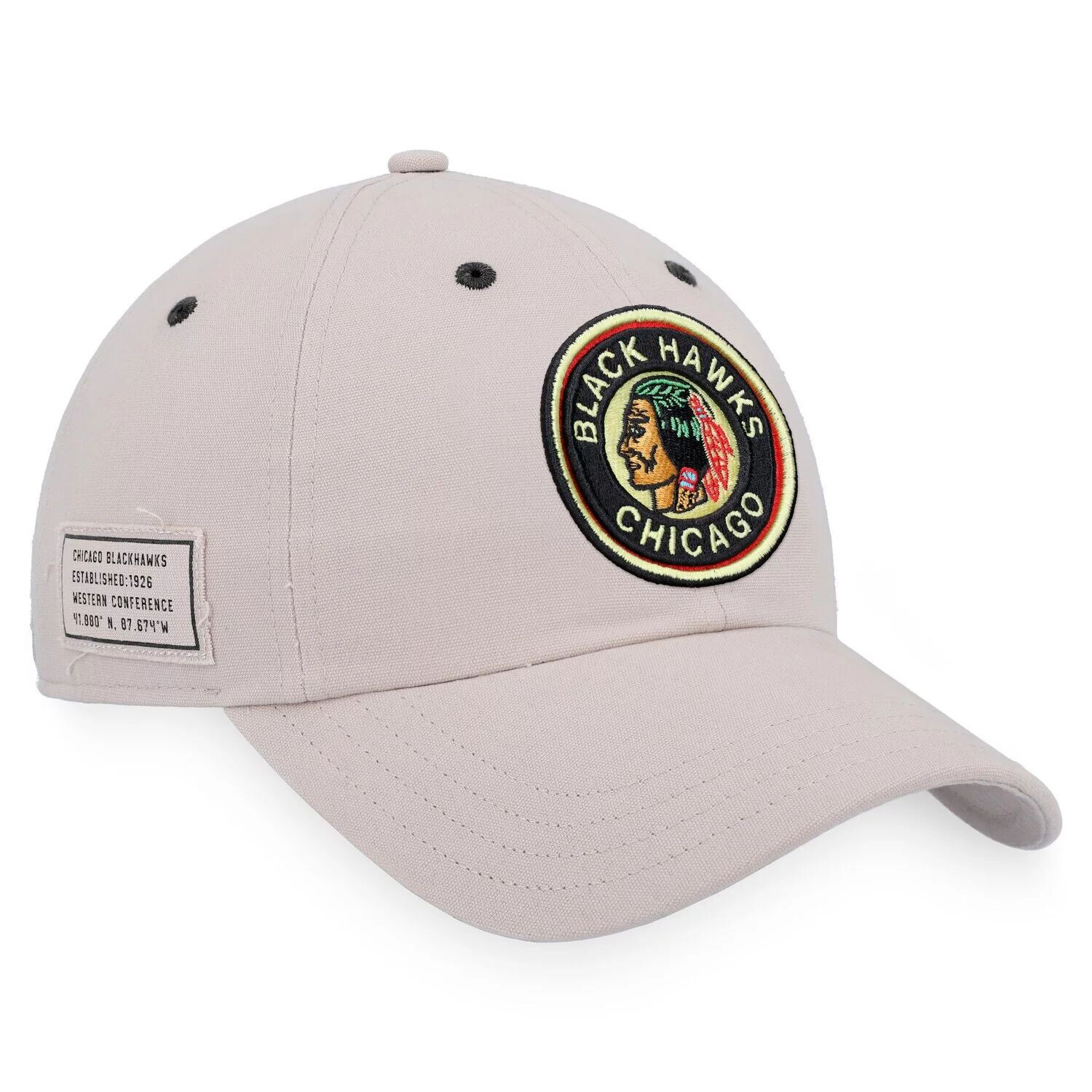 Мужская регулируемая кепка Fanatics цвета хаки с логотипом Chicago Blackhawks True Classic
Мужская регулируемая кепка Fanatics цвета хаки с логотипом Chicago Blackhawks True Classic