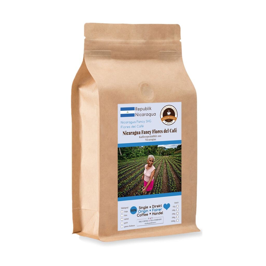 Кофе с сердцем - Nicaragua Fancy Flores del Café - 500 г среднего помола The Coffe And Tea Company
Кофе с сердцем - Nicaragua Fancy Flores del Café - 500 г среднего помола The Coffe And Tea Company