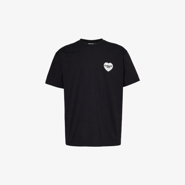 Футболка из джерси из органического хлопка с фирменным принтом heart band Carhartt Wip, черный
Футболка из джерси из органического хлопка с фирменным принтом heart band Carhartt Wip, черный