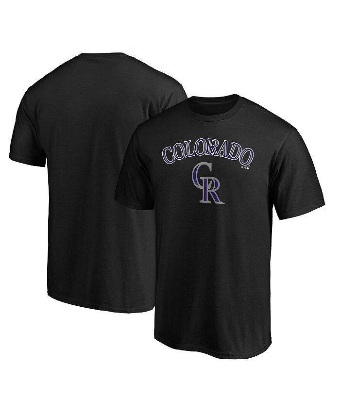 Мужская черная футболка с логотипом команды Colorado Rockies Team Fanatics, черный
Мужская черная футболка с логотипом команды Colorado Rockies Team Fanatics, черный