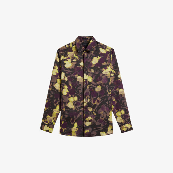 Тканая рубашка классического кроя с акварельным цветочным принтом Ted Baker, мультиколор
Тканая рубашка классического кроя с акварельным цветочным принтом Ted Baker, мультиколор