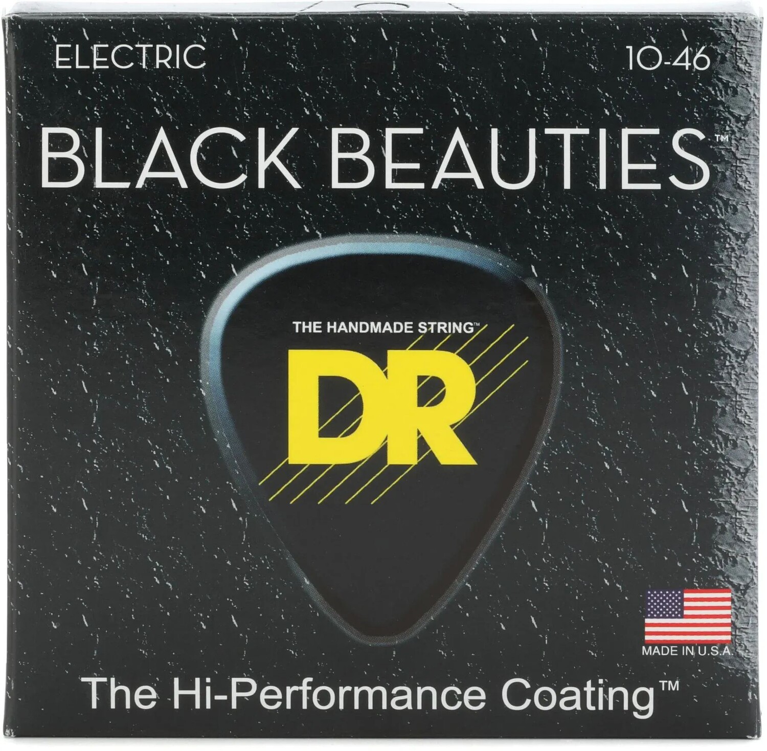 Струны для электрогитары DR Strings BKE-10 Black Beauties K3 с покрытием — .010-.046, средние
Струны для электрогитары DR Strings BKE-10 Black Beauties K3 с покрытием — .010-.046, средние