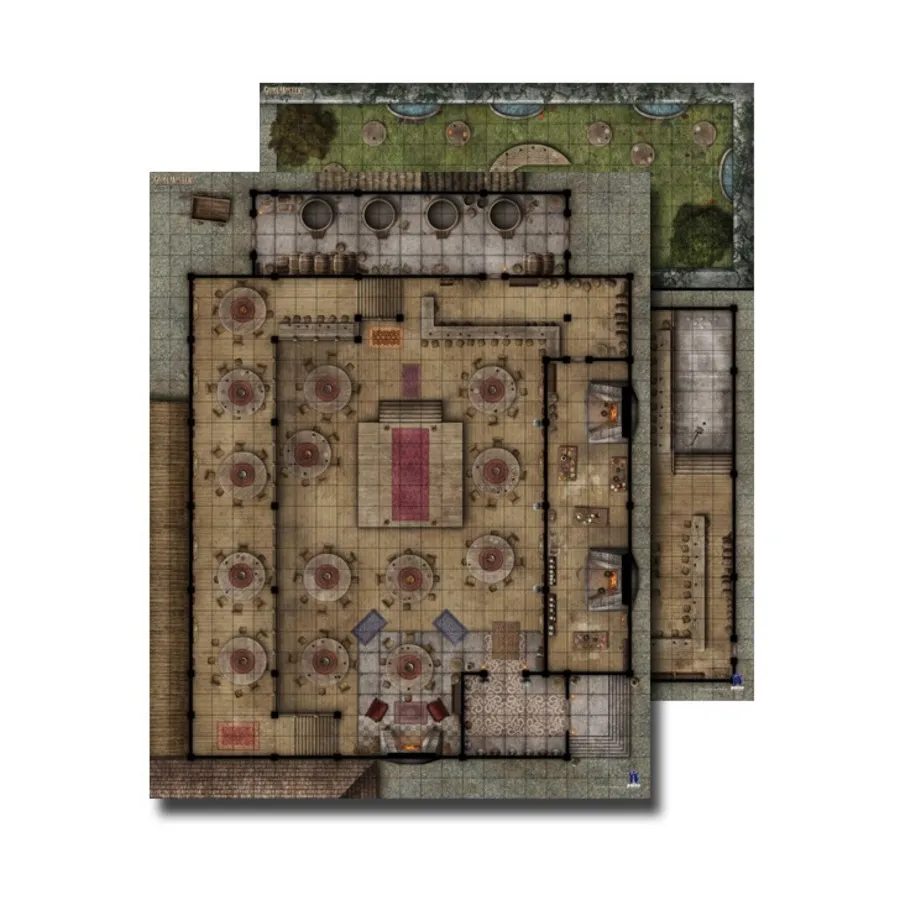 Флип-мат - Городская таверна, GameMastery - Flip-Mats - Building, City & Village Locales
Флип-мат - Городская таверна, GameMastery - Flip-Mats - Building, City & Village Locales