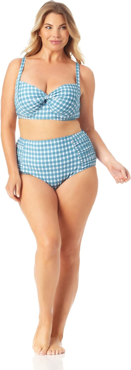 Купальный топ Anne Cole Plus Size Retro Twist Underwire Top, цвет Blue Plaid Print
Купальный топ Anne Cole Plus Size Retro Twist Underwire Top, цвет Blue Plaid Print