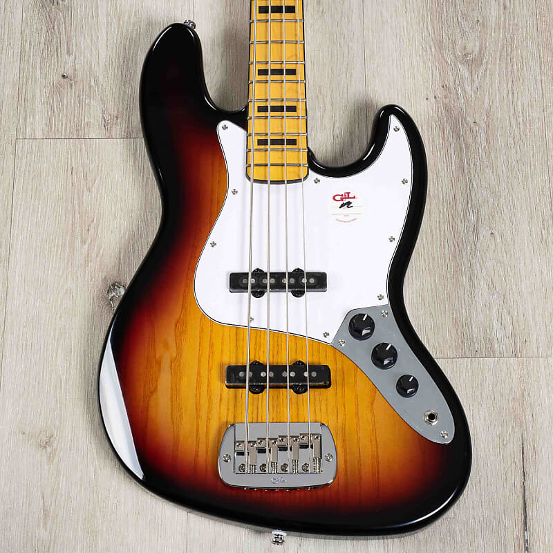 Басс гитара G&L Tribute JB Bass, Maple Fretboard, White Pickguard, 3-Tone Sunburst
Басс гитара G&L Tribute JB Bass, Maple Fretboard, White Pickguard, 3-Tone Sunburst