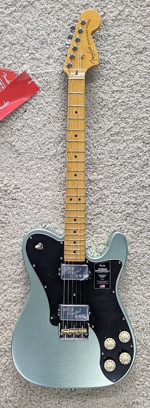Электрогитара Fender American Professional II Telecaster Deluxe, Mystic Surf Green w/Case
Электрогитара Fender American Professional II Telecaster Deluxe, Mystic Surf Green w/Case