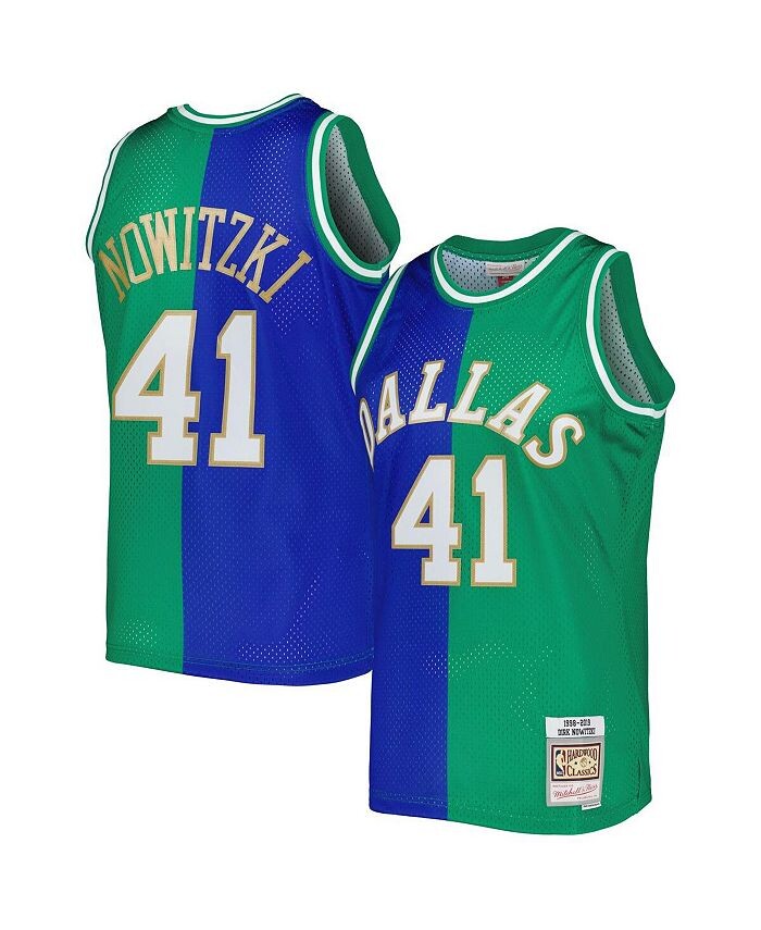 Мужская футболка Dirk Nowitzki сине-зеленого цвета Dallas Mavericks Hardwood Classics 1998-2019 Split Swingman Mitchell & Ness, синий
Мужская футболка Dirk Nowitzki сине-зеленого цвета Dallas Mavericks Hardwood Classics 1998-2019 Split Swingman Mitchell & Ness, синий