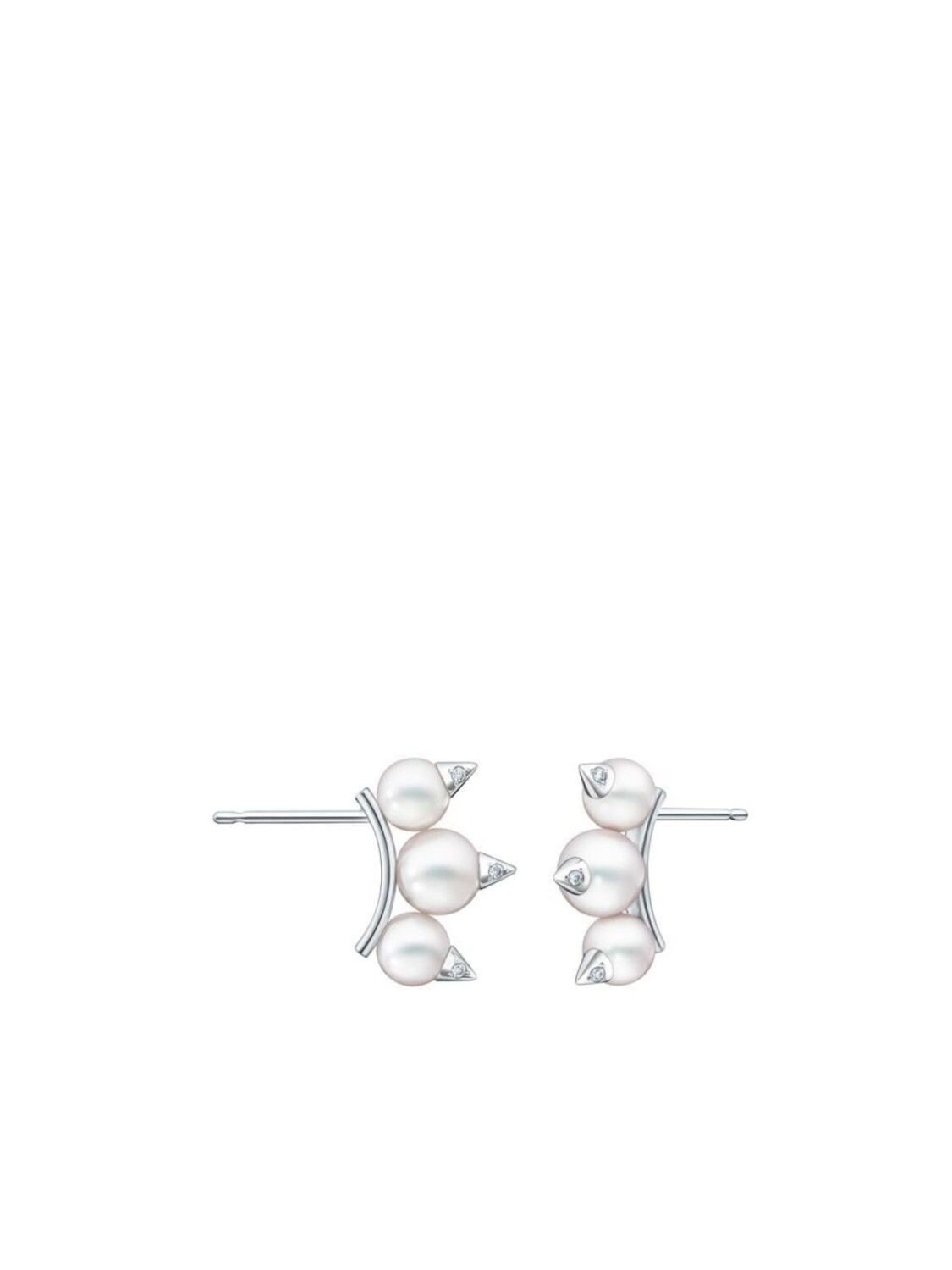 Серьги Collection Line Danger из белого золота с бриллиантами TASAKI, серебряный
Серьги Collection Line Danger из белого золота с бриллиантами TASAKI, серебряный