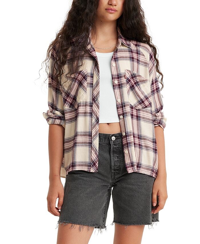 Женский клетчатый топ на пуговицах Harrison Levi's, цвет Farrah Plaid Potent Purple
Женский клетчатый топ на пуговицах Harrison Levi's, цвет Farrah Plaid Potent Purple