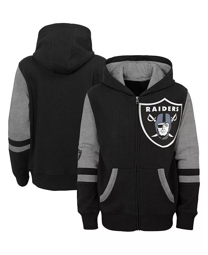 Черная толстовка с молнией во всю длину с цветными блоками Big Boys Las Vegas Raiders Outerstuff, черный
Черная толстовка с молнией во всю длину с цветными блоками Big Boys Las Vegas Raiders Outerstuff, черный