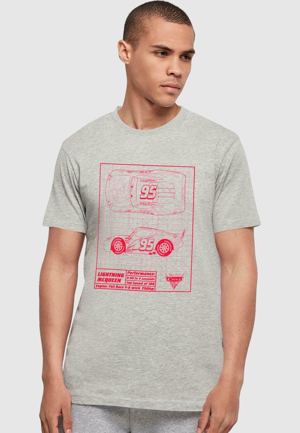 Футболка с принтом CARS LIGHTNING MCQUEEN BLUEPRINT ABSOLUTE CULT, цвет heather grey
Футболка с принтом CARS LIGHTNING MCQUEEN BLUEPRINT ABSOLUTE CULT, цвет heather grey