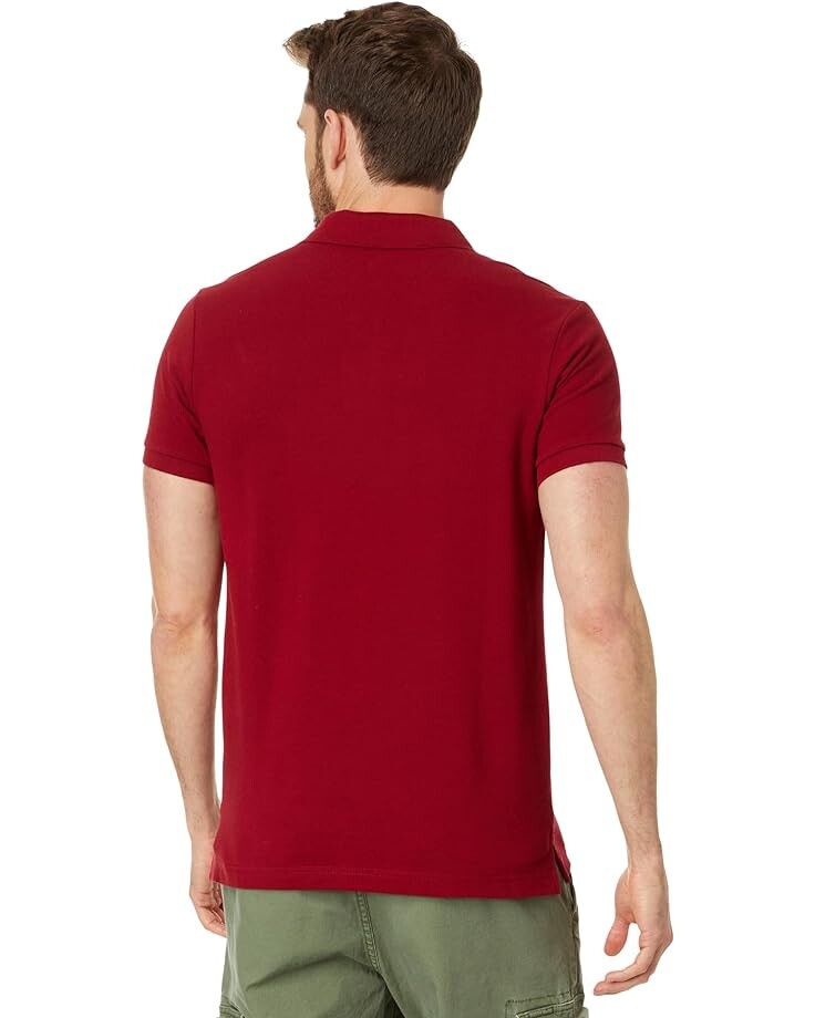 Поло U.S. POLO ASSN. Short Sleeve Slim Fit Vertical Color-Block Knit Polo Shirt, цвет University Red
Поло U.S. POLO ASSN. Short Sleeve Slim Fit Vertical Color-Block Knit Polo Shirt, цвет University Red