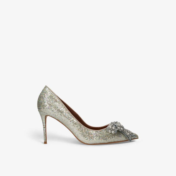 Belgravia Bow плетеные туфли на каблуке с блестками и декором Kurt Geiger London, серебряный, Серый
Belgravia Bow плетеные туфли на каблуке с блестками и декором Kurt Geiger London, серебряный, Серый