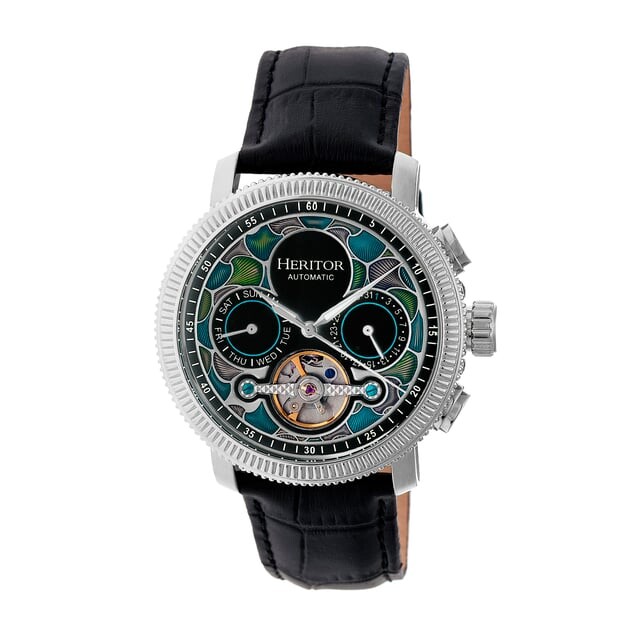 Мужские автоматические наручные часы Heritor Aura из кожи с полускелетоном Heritor Automatic, черный
Мужские автоматические наручные часы Heritor Aura из кожи с полускелетоном Heritor Automatic, черный