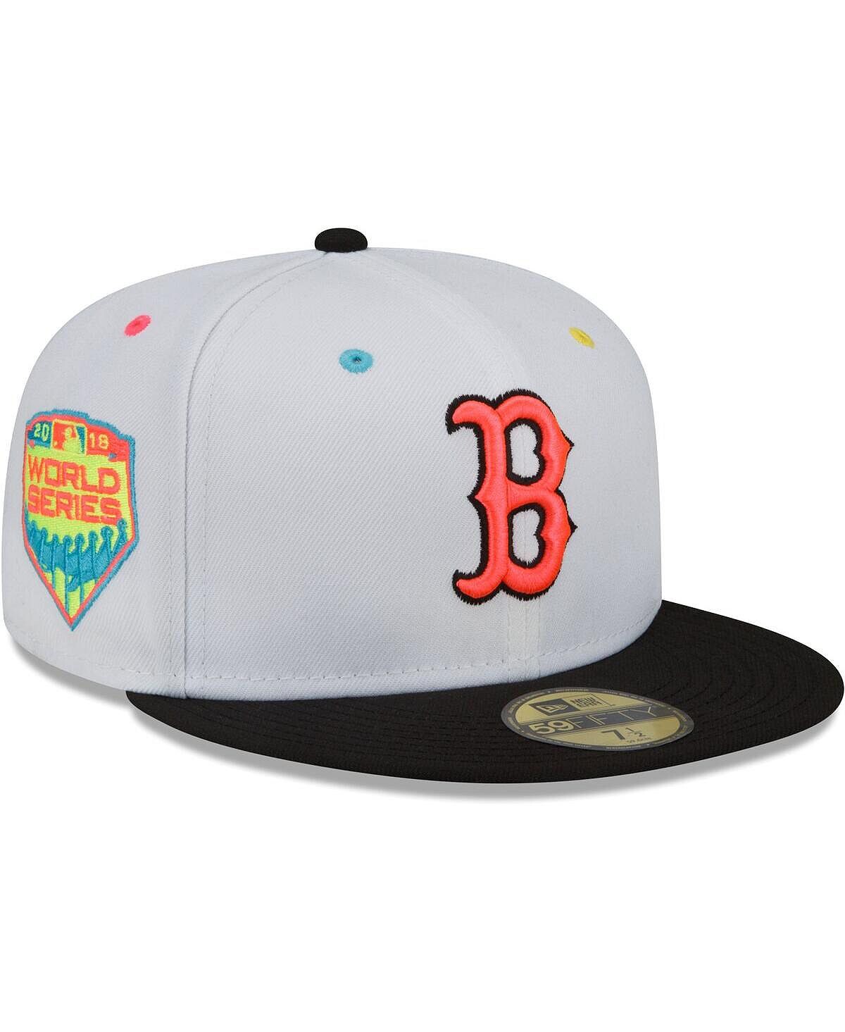 Мужская бело-черная шляпа Boston Red Sox 2018 World Series Champions Neon Eye 59Fifty New Era
Мужская бело-черная шляпа Boston Red Sox 2018 World Series Champions Neon Eye 59Fifty New Era