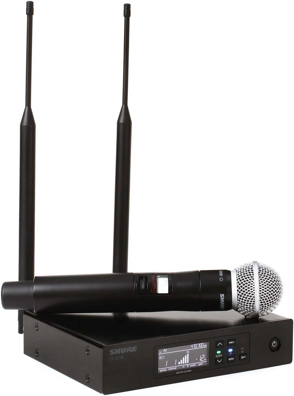 Цифровая беспроводная портативная микрофонная система Shure QLXD24/SM58 — диапазон G50
Цифровая беспроводная портативная микрофонная система Shure QLXD24/SM58 — диапазон G50