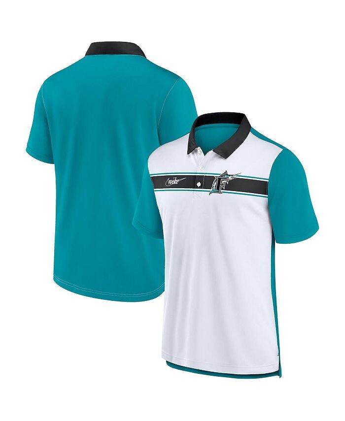 Мужская белая, бирюзовая рубашка-поло Florida Marlins Cooperstown Collection Nike, белый
Мужская белая, бирюзовая рубашка-поло Florida Marlins Cooperstown Collection Nike, белый