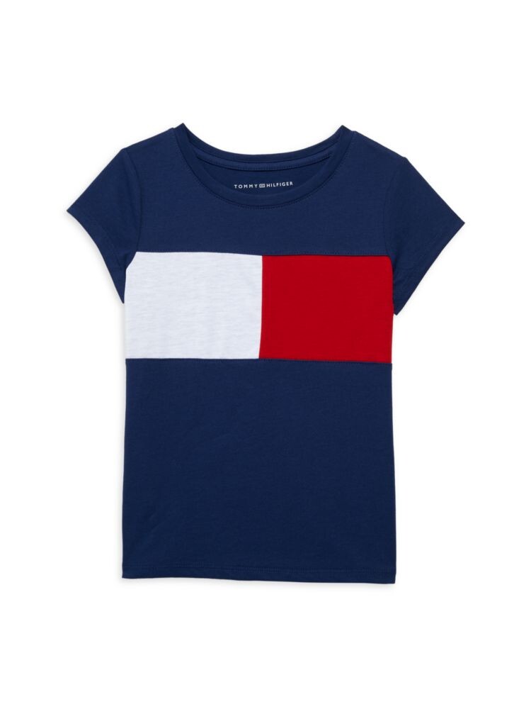 Футболка с логотипом и флажком для маленькой девочки Tommy Hilfiger, цвет Flag Blue
Футболка с логотипом и флажком для маленькой девочки Tommy Hilfiger, цвет Flag Blue