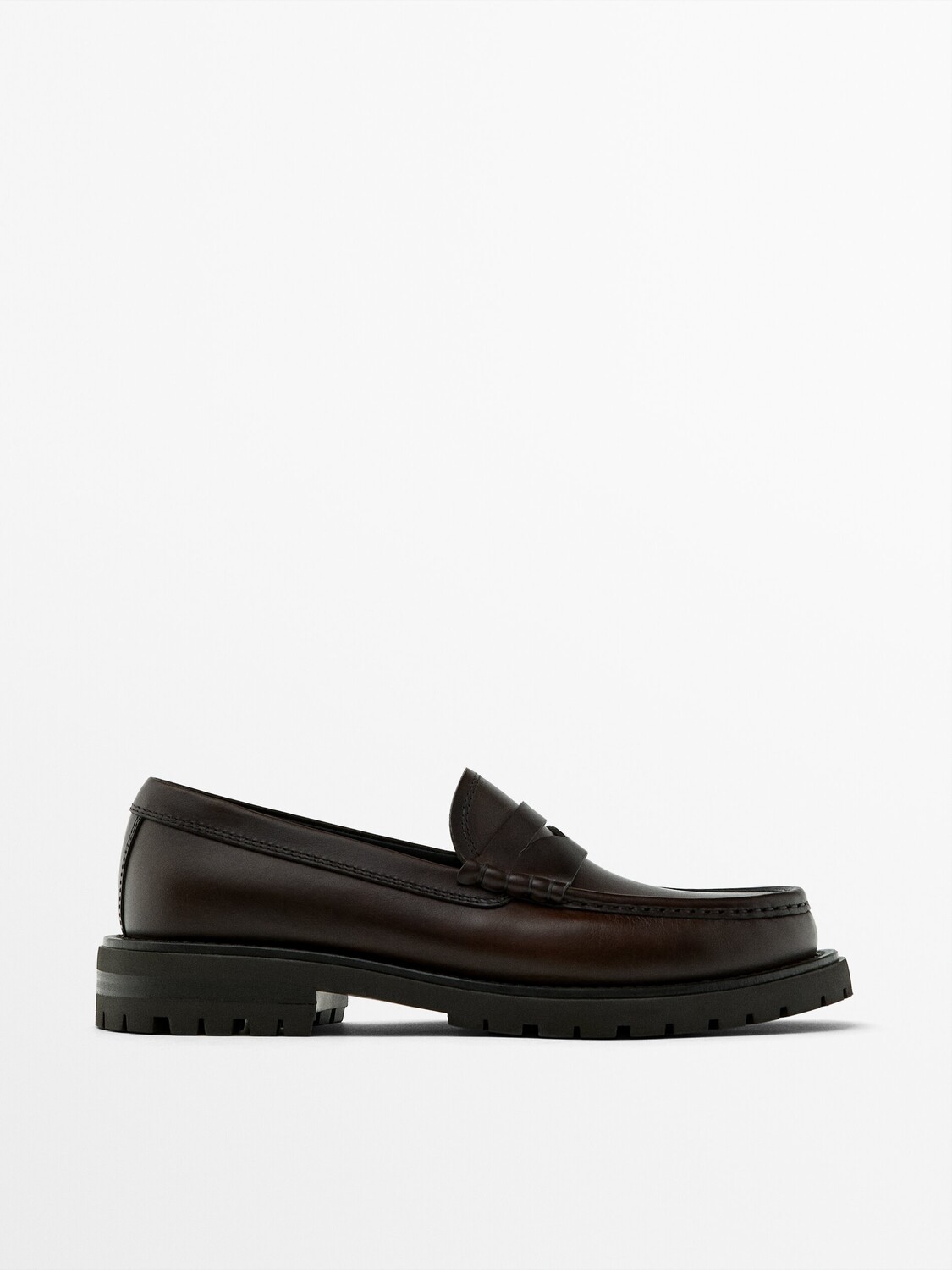 Коричневые лоферы на спортивной подошве с пенни-ремешком Massimo Dutti, коричневый
Коричневые лоферы на спортивной подошве с пенни-ремешком Massimo Dutti, коричневый