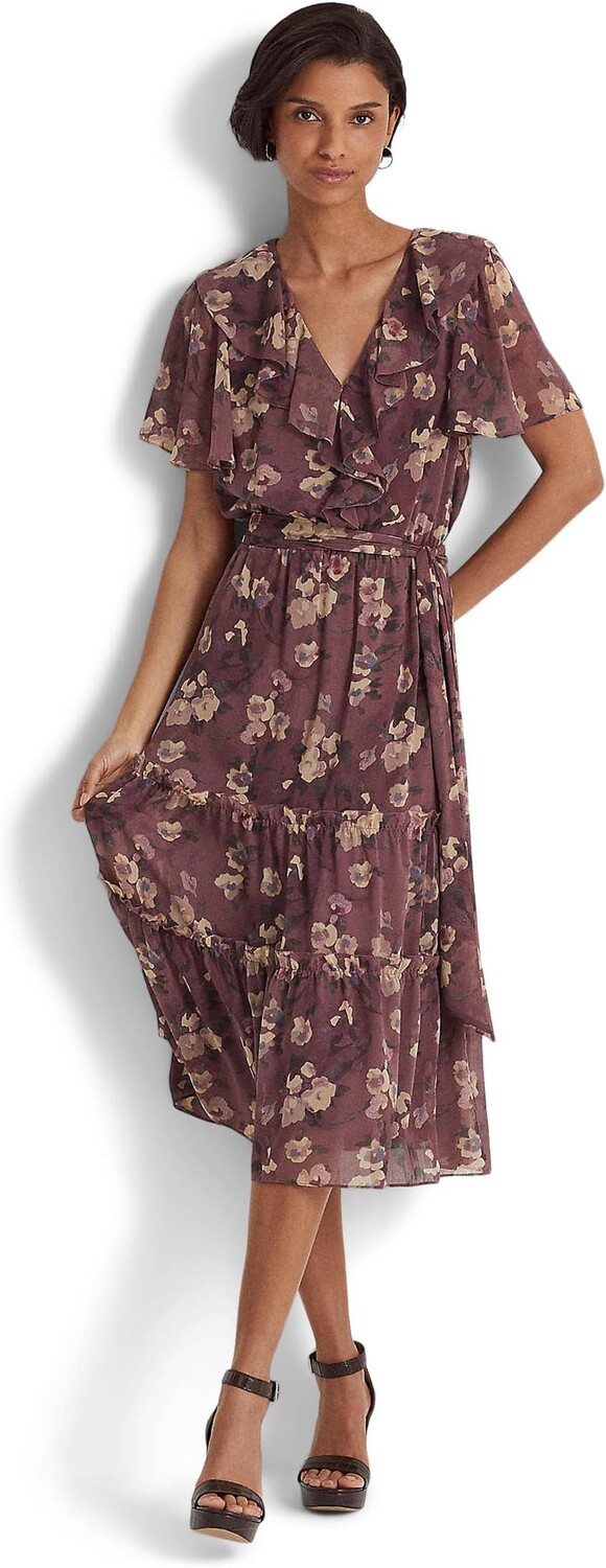Платье из жатого жоржета Petite с поясом и цветочным принтом LAUREN Ralph Lauren, цвет Purple Multi
Платье из жатого жоржета Petite с поясом и цветочным принтом LAUREN Ralph Lauren, цвет Purple Multi