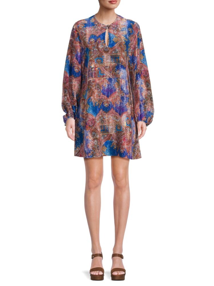 Платье прямого кроя Giselle из смесового шелка с узором пейсли Robert Graham, цвет Blue Multi
Платье прямого кроя Giselle из смесового шелка с узором пейсли Robert Graham, цвет Blue Multi