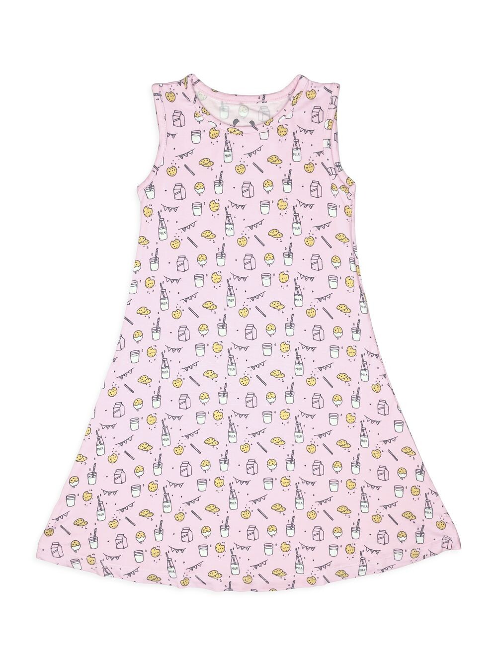 Ночная рубашка без рукавов с принтом Little Girl's & Girl's Cookies и молоком Bellabu Bear, розовый
Ночная рубашка без рукавов с принтом Little Girl's & Girl's Cookies и молоком Bellabu Bear, розовый