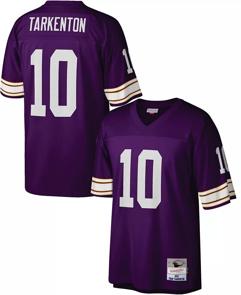 Мужская майка Mitchell & Ness Minnesota Vikings Fran Tarkenton # 10 1975, фиолетовая футболка с возвратом
Мужская майка Mitchell & Ness Minnesota Vikings Fran Tarkenton # 10 1975, фиолетовая футболка с возвратом