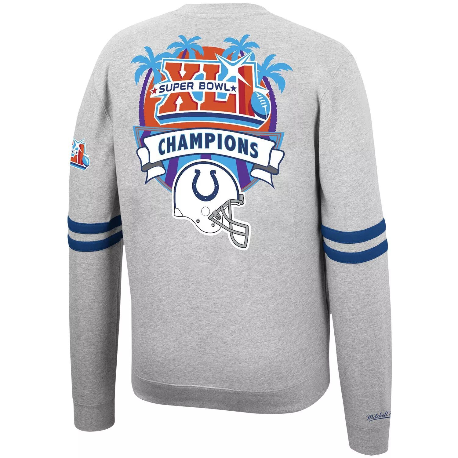 Мужской флисовый пуловер с принтом Mitchell & Ness Heathered Grey Indianapolis Colts со сплошным принтом, толстовка
Мужской флисовый пуловер с принтом Mitchell & Ness Heathered Grey Indianapolis Colts со сплошным принтом, толстовка