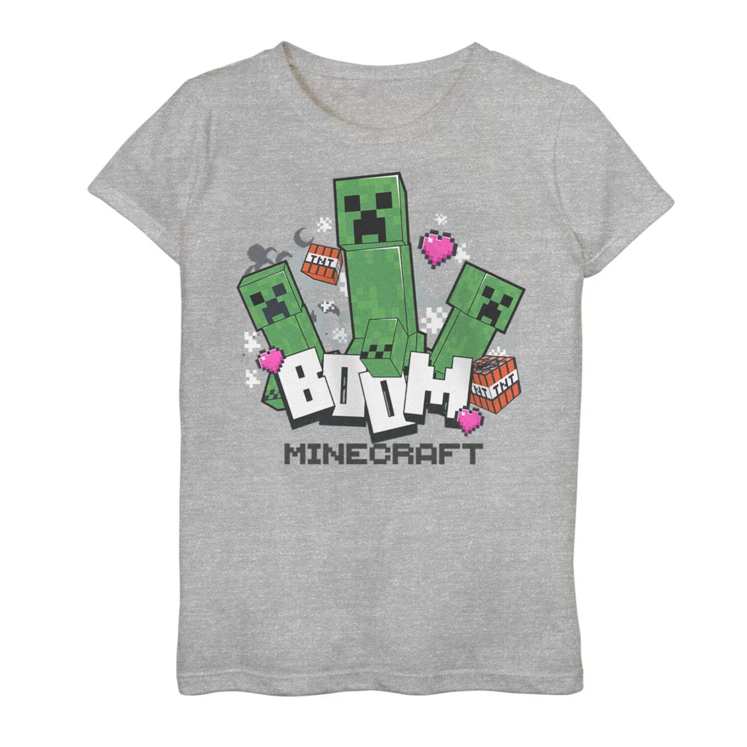 Футболка с рисунком Minecraft Heart Goes Boom Creeper для девочек 7–16 лет Licensed Character
Футболка с рисунком Minecraft Heart Goes Boom Creeper для девочек 7–16 лет Licensed Character