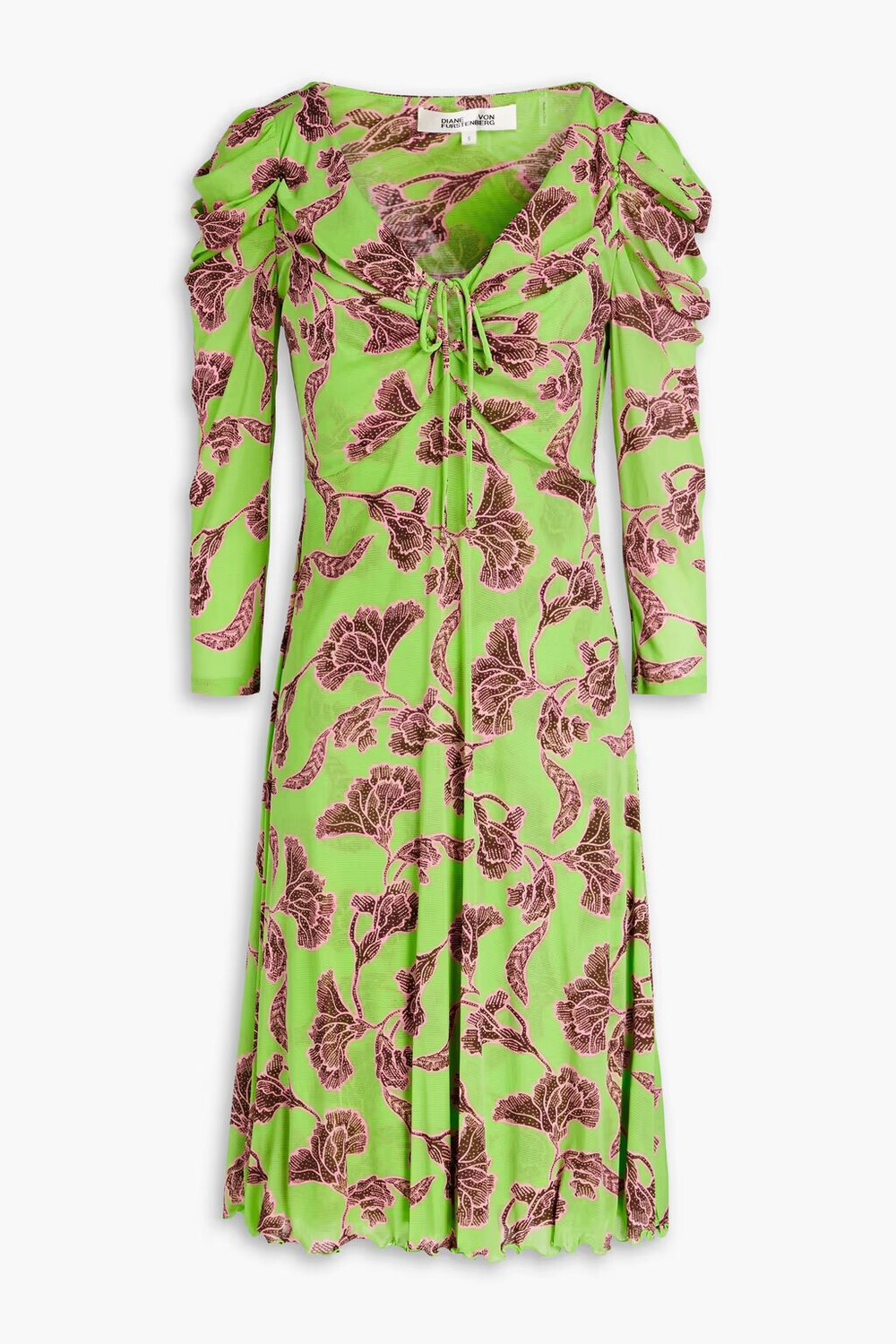 Платье из эластичной сетки с принтом Merlot Diane Von Furstenberg, цвет Leaf green
Платье из эластичной сетки с принтом Merlot Diane Von Furstenberg, цвет Leaf green