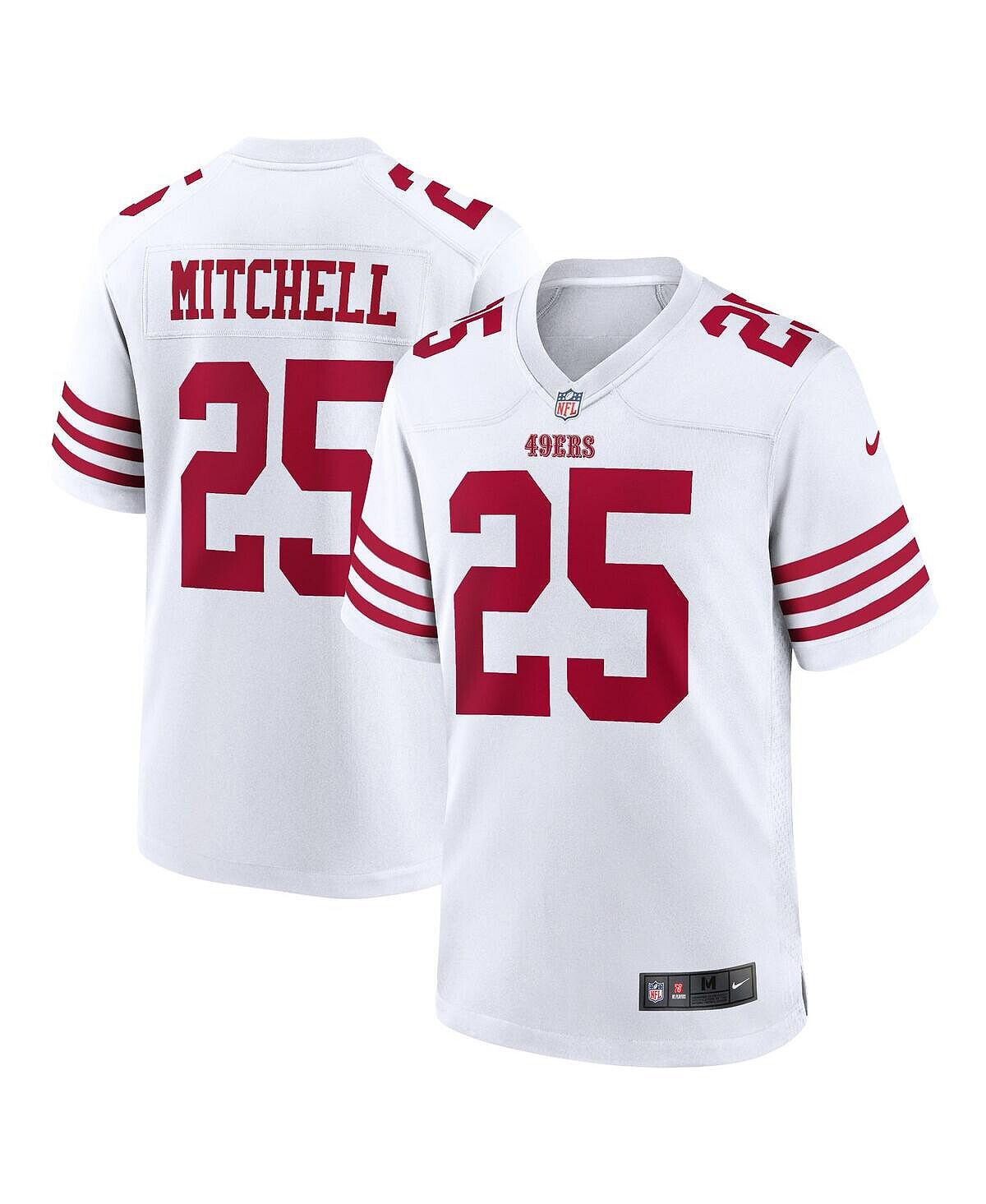 Мужское белое джерси игрока Elijah Mitchell San Francisco 49ers Player Game Nike, Белый
Мужское белое джерси игрока Elijah Mitchell San Francisco 49ers Player Game Nike, Белый