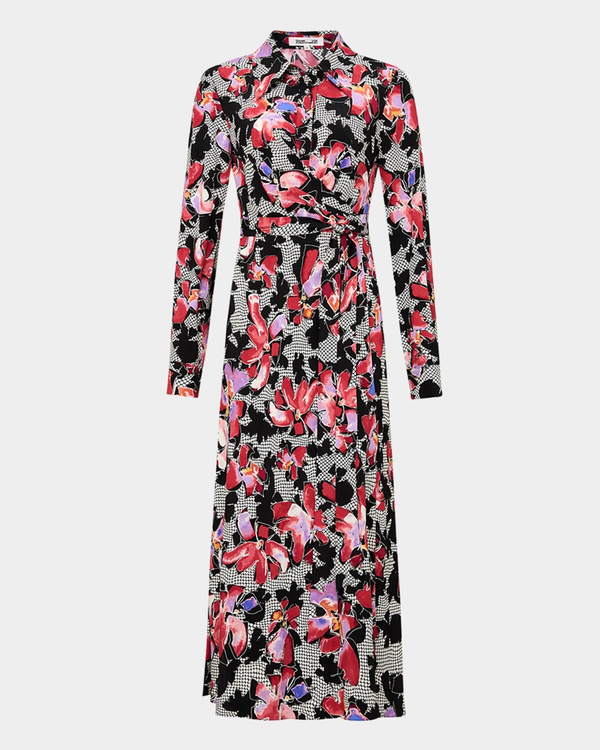 Платье-рубашка миди Tori с цветочным принтом и запахом Diane Von Furstenberg, цвет Odette Floral
Платье-рубашка миди Tori с цветочным принтом и запахом Diane Von Furstenberg, цвет Odette Floral