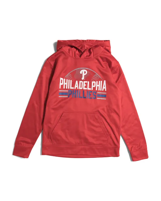Флисовая толстовка с капюшоном для больших мальчиков Philadelphia Phillies, цвет Multicolor
Флисовая толстовка с капюшоном для больших мальчиков Philadelphia Phillies, цвет Multicolor