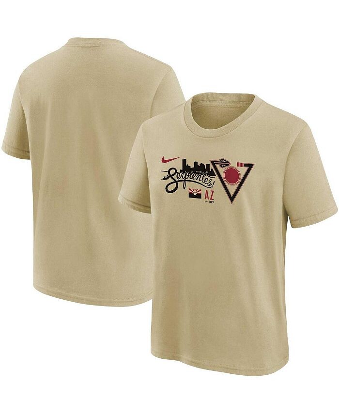 Футболка с графическим рисунком Big Boys Sand Arizona Diamondbacks City Connect Nike, коричневый/бежевый
Футболка с графическим рисунком Big Boys Sand Arizona Diamondbacks City Connect Nike, коричневый/бежевый