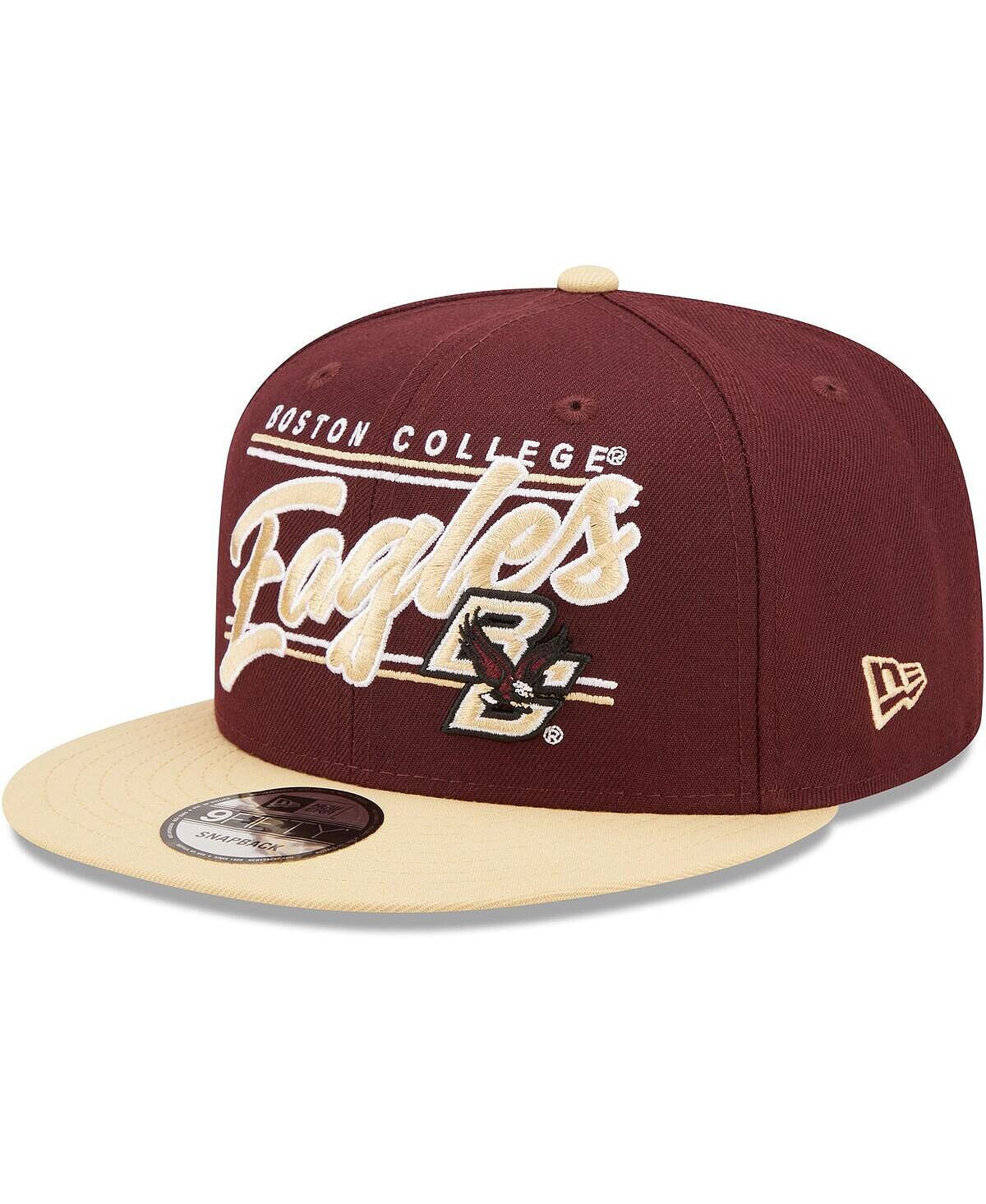 Мужская темно-бордовая бейсболка Boston College Eagles Team Script 9FIFTY Snapback New Era
Мужская темно-бордовая бейсболка Boston College Eagles Team Script 9FIFTY Snapback New Era