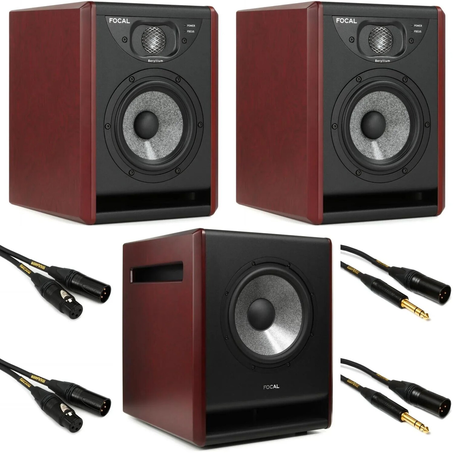 6,5-дюймовый активный студийный монитор Focal Solo6 (пара) с 13-дюймовым студийным сабвуфером
6,5-дюймовый активный студийный монитор Focal Solo6 (пара) с 13-дюймовым студийным сабвуфером