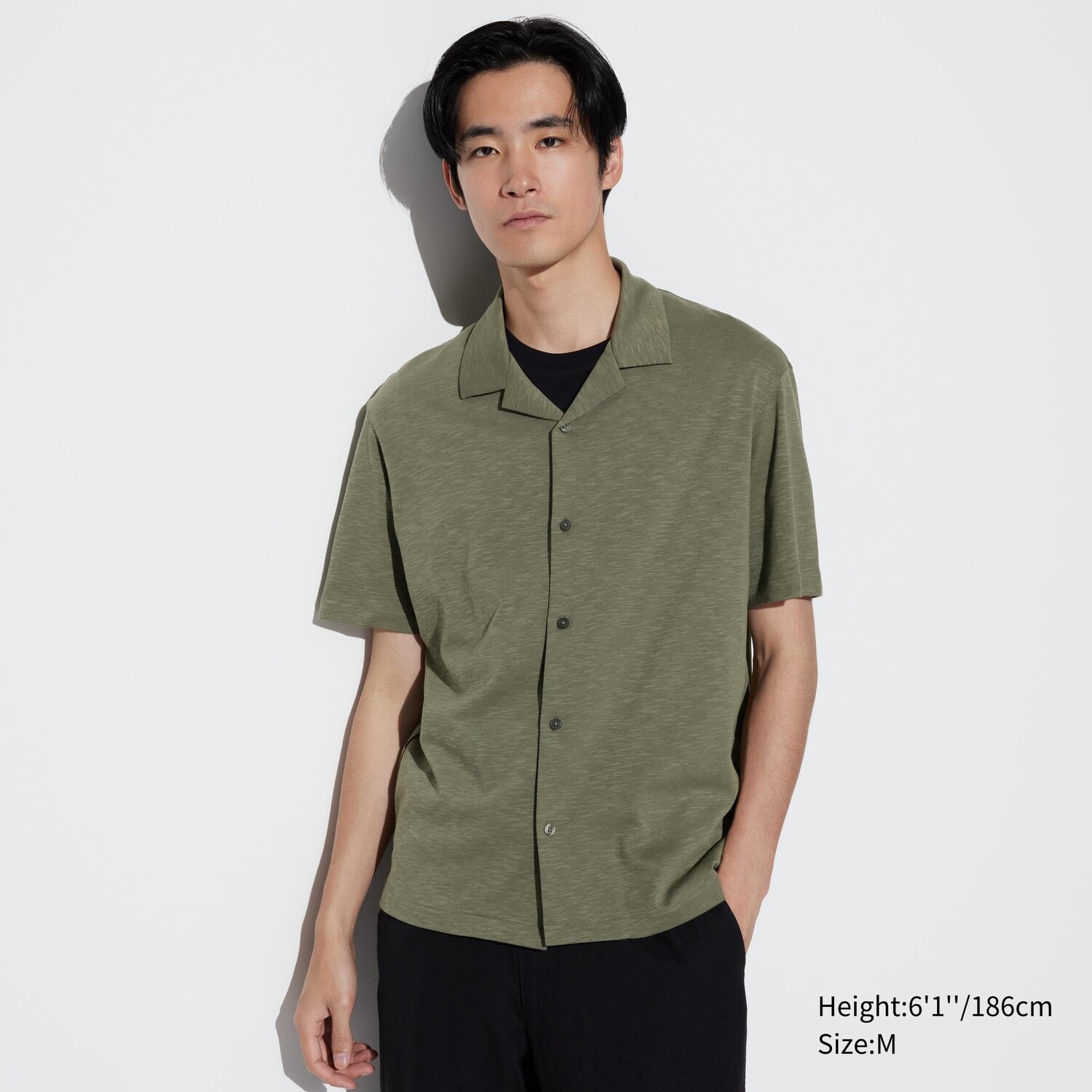 Хлопковая рубашка-поло AIRism с открытыми пуговицами воротника UNIQLO, оливково-зеленый
Хлопковая рубашка-поло AIRism с открытыми пуговицами воротника UNIQLO, оливково-зеленый
