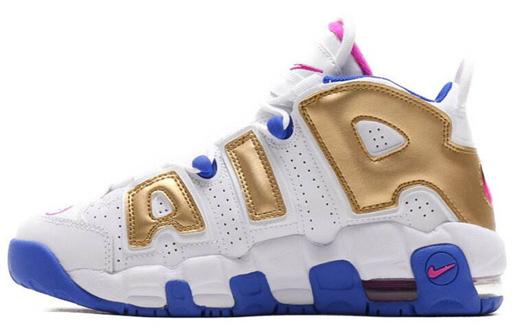 Air More Uptempo Peanut Butter & Jelly (GS) Белый/Синий-гонщик/Золотой металлик
Air More Uptempo Peanut Butter & Jelly (GS) Белый/Синий-гонщик/Золотой металлик
