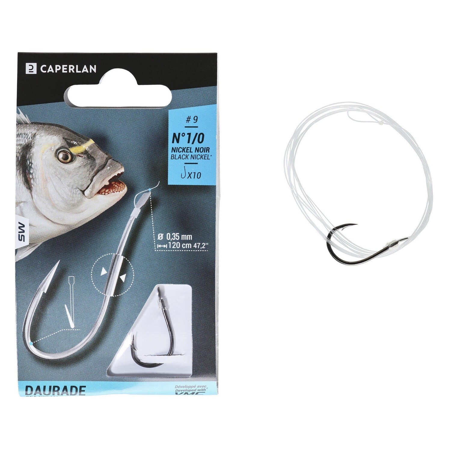Крючки Decathlon Seabream с лопаточными концами на леску для морской рыбалки Caperlan, мультиколор
Крючки Decathlon Seabream с лопаточными концами на леску для морской рыбалки Caperlan, мультиколор