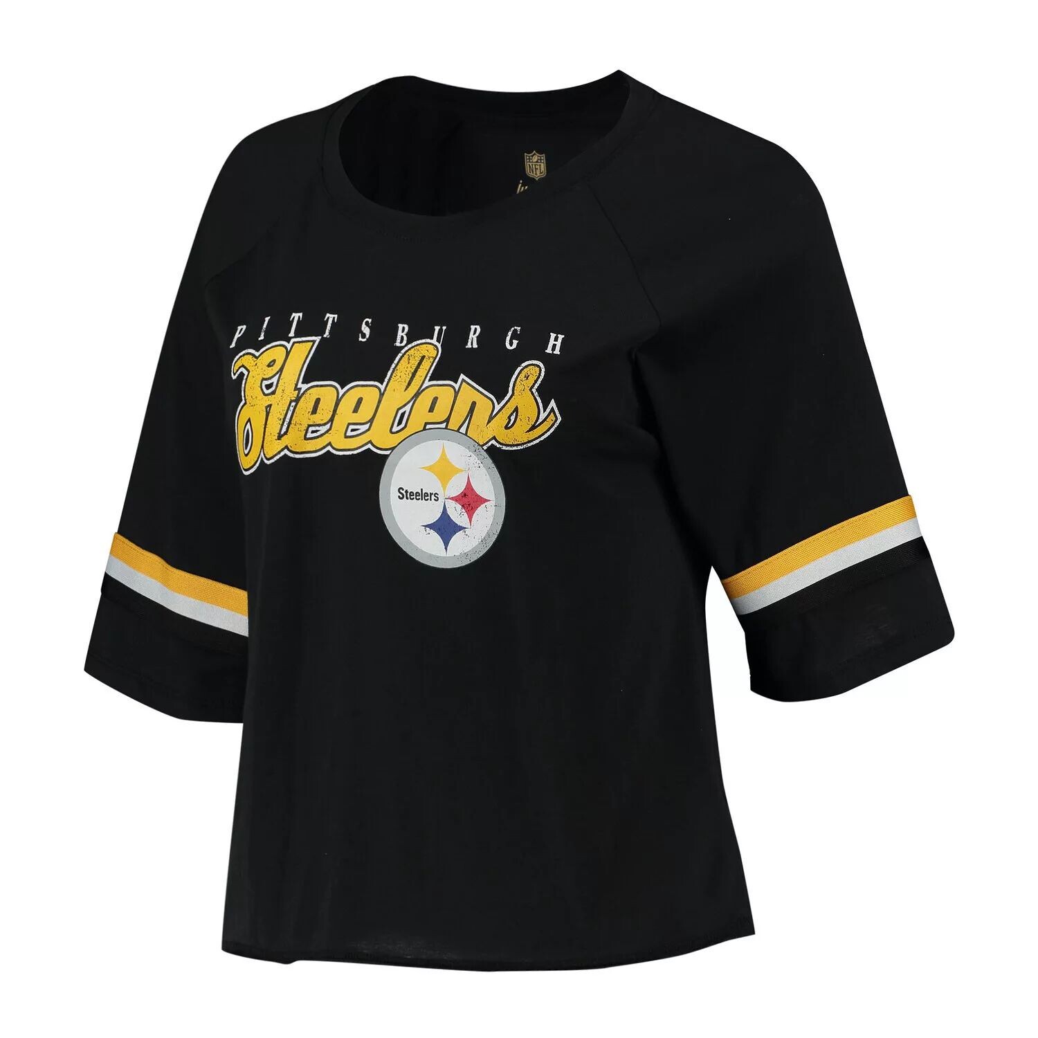 Черная футболка с короткими рукавами Juniors Pittsburgh Steelers Burnout реглан Outerstuff, Черный
Черная футболка с короткими рукавами Juniors Pittsburgh Steelers Burnout реглан Outerstuff, Черный