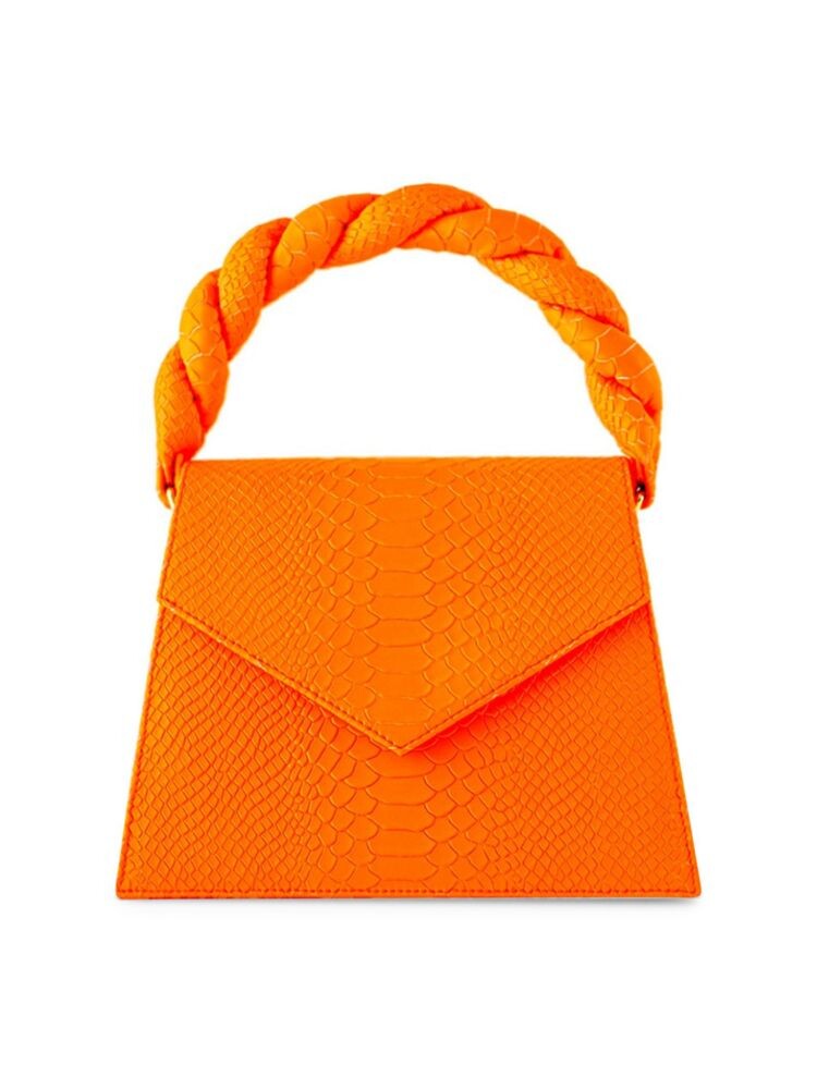 Сумка Zaza Grande из тисненой кожи с верхней ручкой Anima Iris, цвет Neon Orange
Сумка Zaza Grande из тисненой кожи с верхней ручкой Anima Iris, цвет Neon Orange
