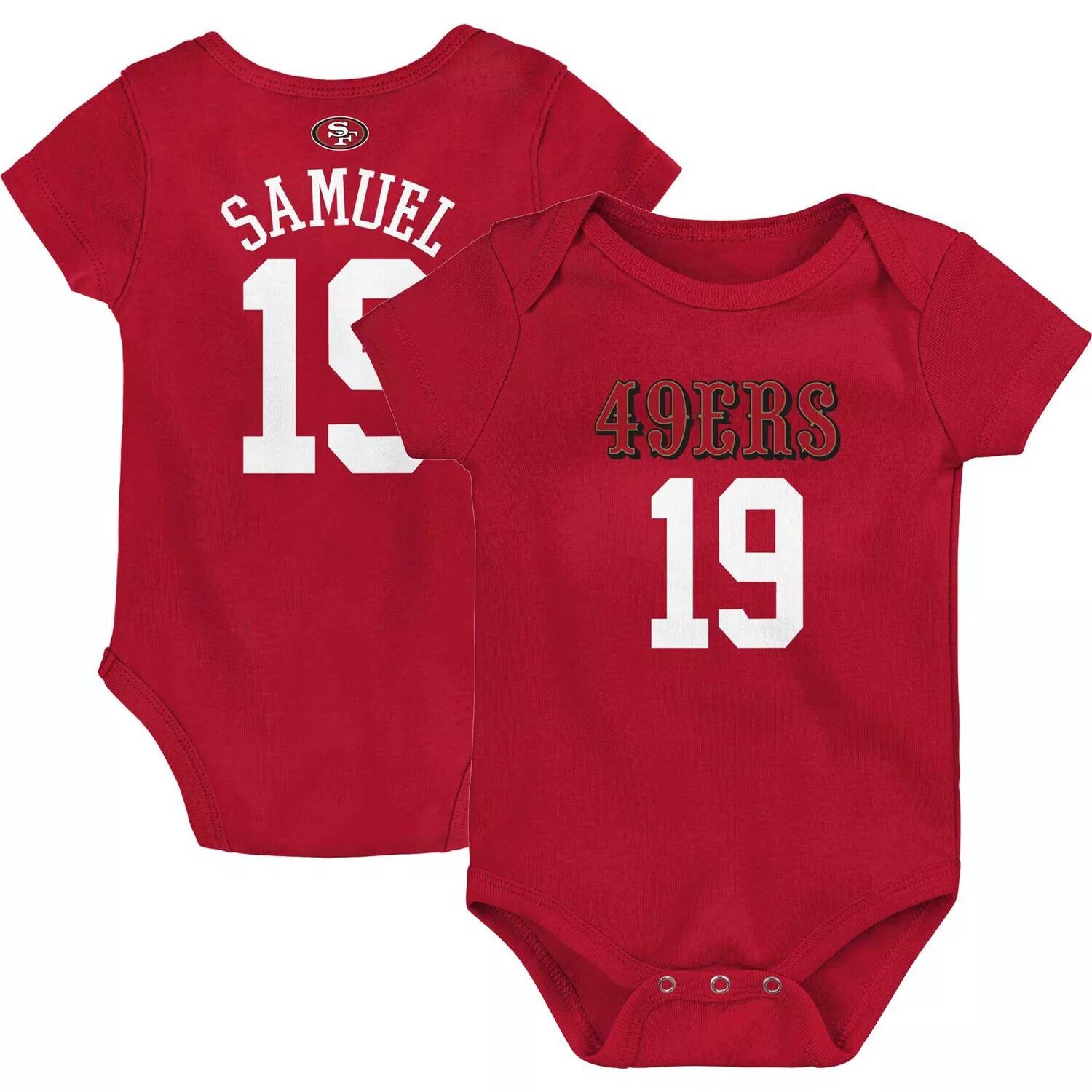 Боди Infant Deebo Samuel Scarlet San Francisco 49ers Mainliner с именем и номером игрока Outerstuff
Боди Infant Deebo Samuel Scarlet San Francisco 49ers Mainliner с именем и номером игрока Outerstuff