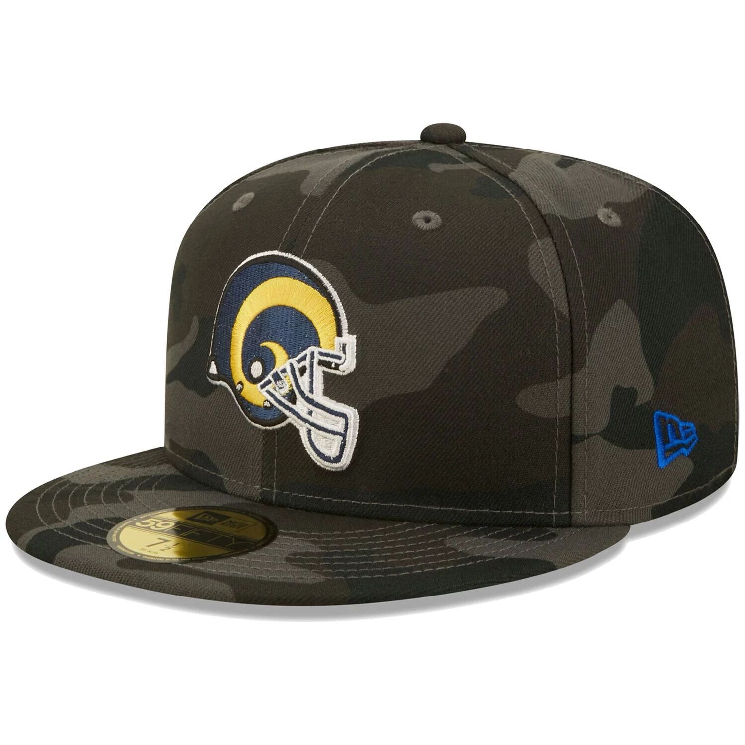 Мужская облегающая шляпа с камуфляжным логотипом New Era Black Los Angeles Rams Throwback 59FIFTY
Мужская облегающая шляпа с камуфляжным логотипом New Era Black Los Angeles Rams Throwback 59FIFTY