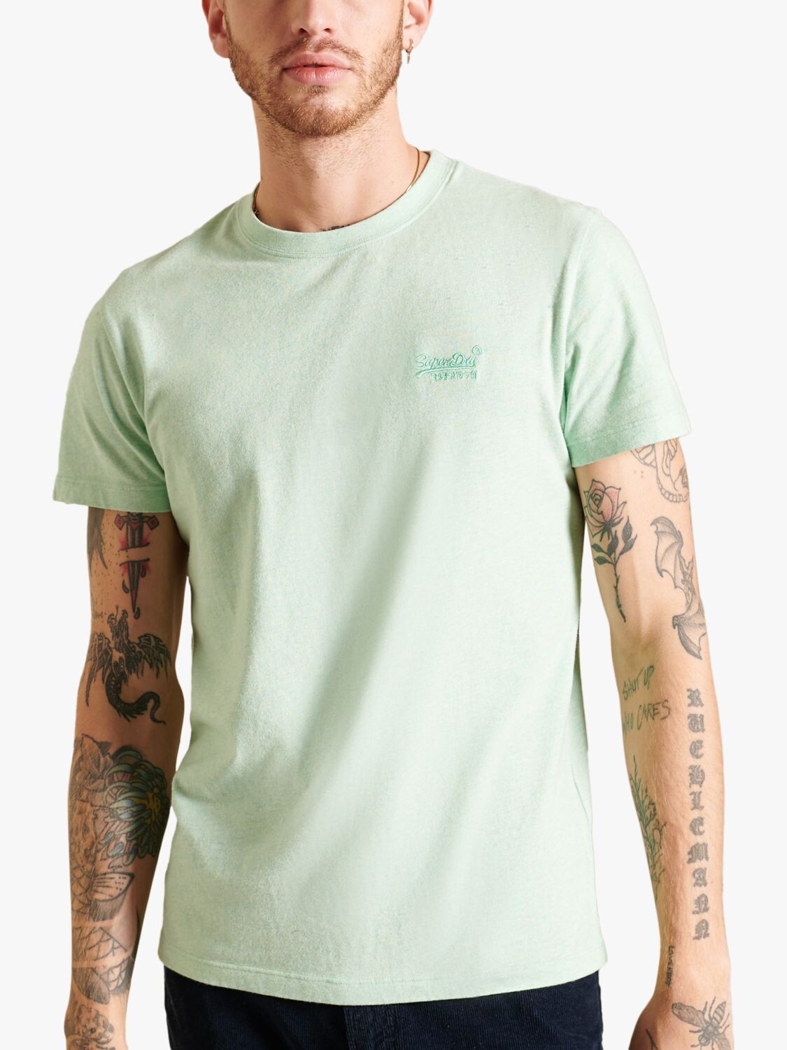 Футболка Superdry из органического хлопка с винтажной вышивкой, цвет Light Aqua Jaspe
Футболка Superdry из органического хлопка с винтажной вышивкой, цвет Light Aqua Jaspe
