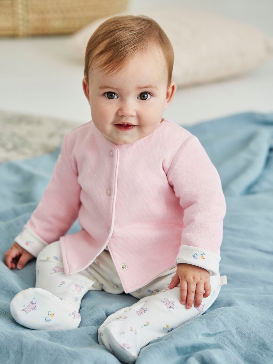JoJo Maman Bébé Комплект из двух предметов: пижама и куртка с кроликом, розовый/белый
JoJo Maman Bébé Комплект из двух предметов: пижама и куртка с кроликом, розовый/белый