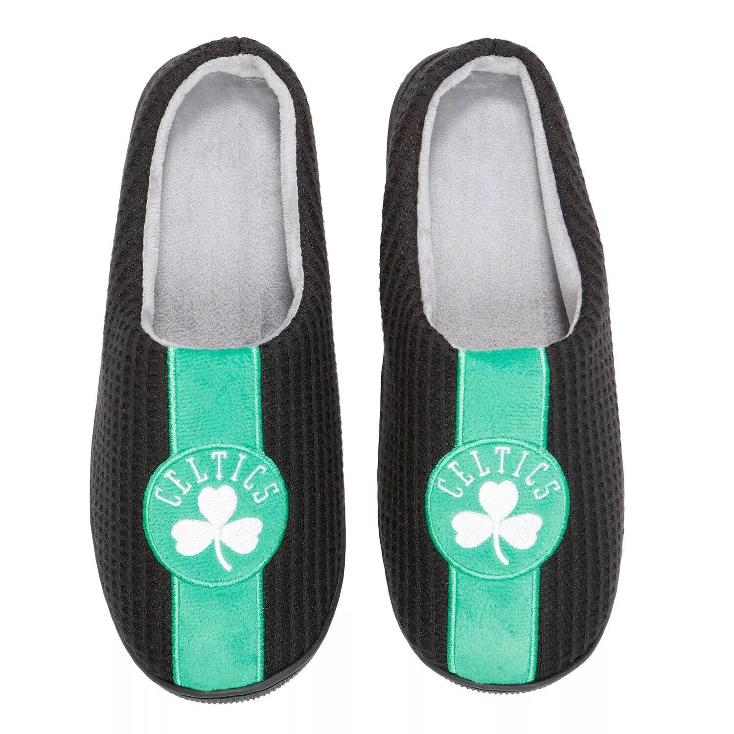 Мужские черные шлепанцы из пены с эффектом памяти FOCO Boston Celtics Team Stripe
Мужские черные шлепанцы из пены с эффектом памяти FOCO Boston Celtics Team Stripe