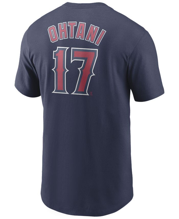Мужская футболка Shohei Ohtani Los Angeles Angels с именем и номером игрока Nike, синий
Мужская футболка Shohei Ohtani Los Angeles Angels с именем и номером игрока Nike, синий