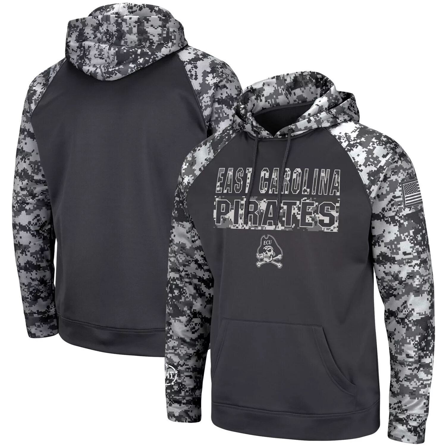 Мужской Colosseum Charcoal ECU Pirates OHT Military Appreciation цифровой камуфляжный пуловер с капюшоном
Мужской Colosseum Charcoal ECU Pirates OHT Military Appreciation цифровой камуфляжный пуловер с капюшоном