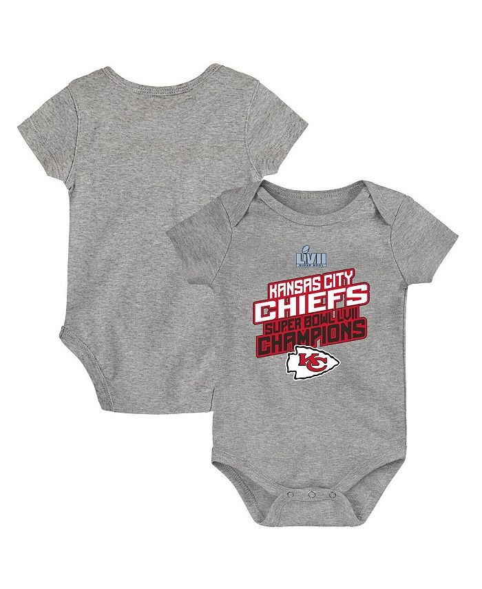 Боди для новорожденныхHeather Grey Kansas City Chiefs Super Bowl LVII Champions Lockup Outerstuff, серый
Боди для новорожденныхHeather Grey Kansas City Chiefs Super Bowl LVII Champions Lockup Outerstuff, серый